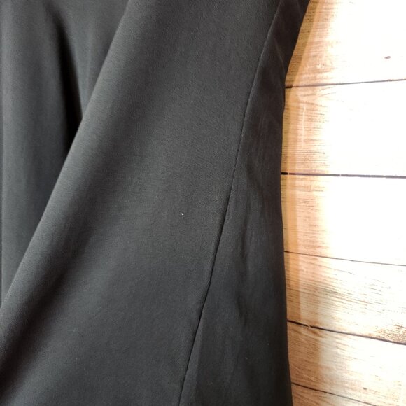 VINTAGE Laurence Kazar Dress Women's 2X Black Beaded Sequin A Line Evening Midi - Picture 8 of 16